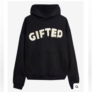 NWT GFTD LA Unisex Black Graphic Hoodie Gifted Riot - Size Small - MSRP $160